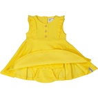 Summer flounce dress Yellow  146/152