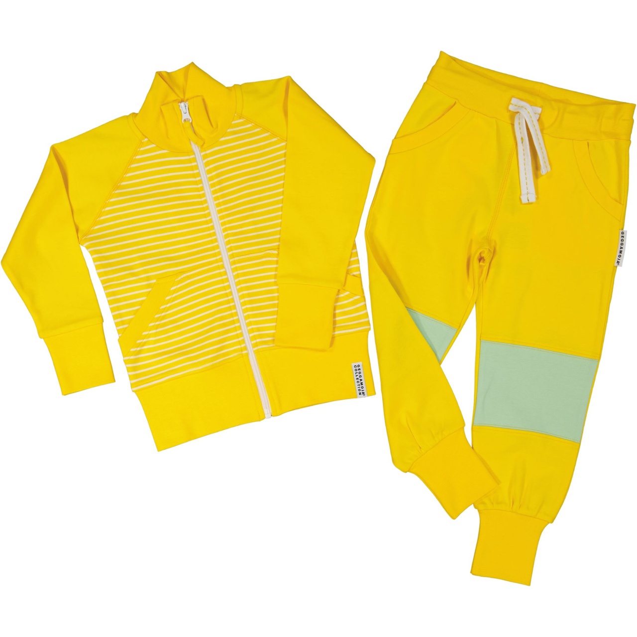 Zip sweater Yellow/white  50/56