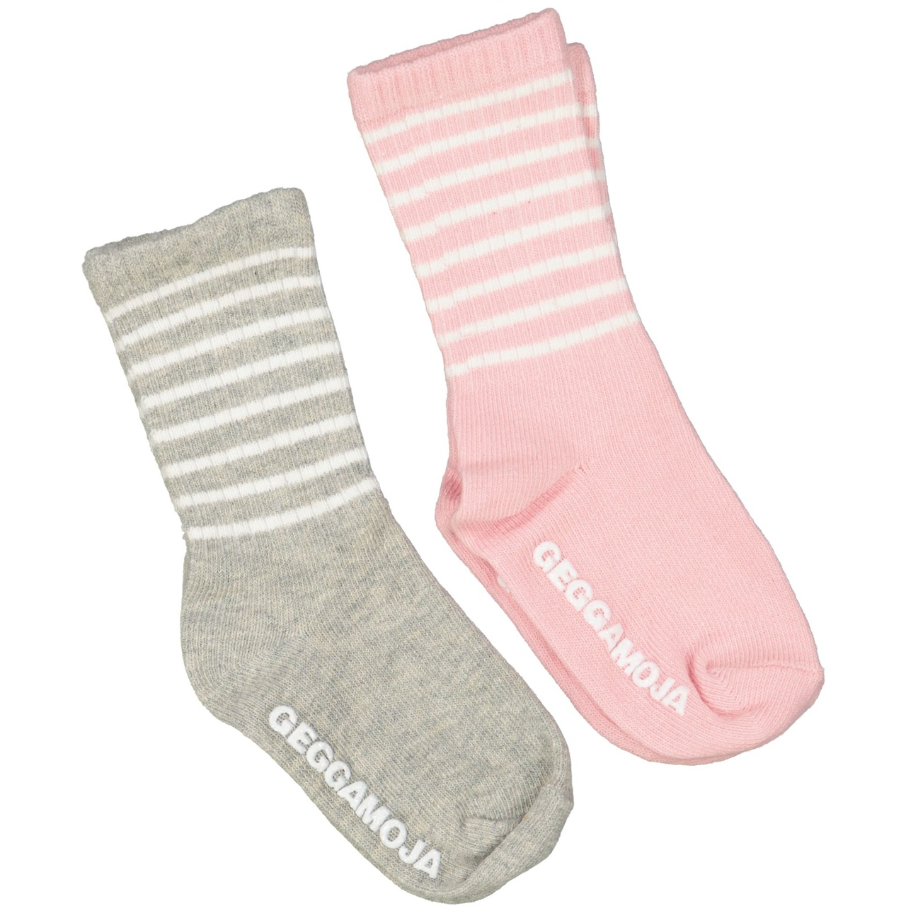 Antislip Sock Classic 2 Pack Pink/white  19-21