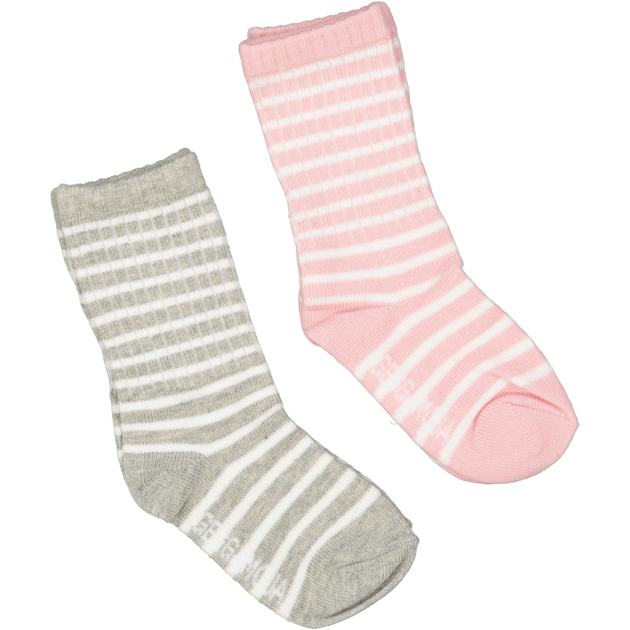 Sock Classic 2-pack Pink/white  16-18