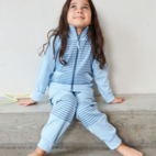 Long pants L.blue/blue110/116