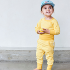 Baby trousers Yellow/white  74/80