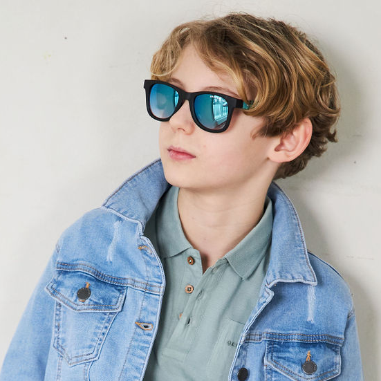 Sunglass kids 6-11 y - Black/turq