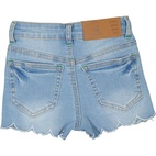 High waist jeans shorts Denim l.blue wash 146/152