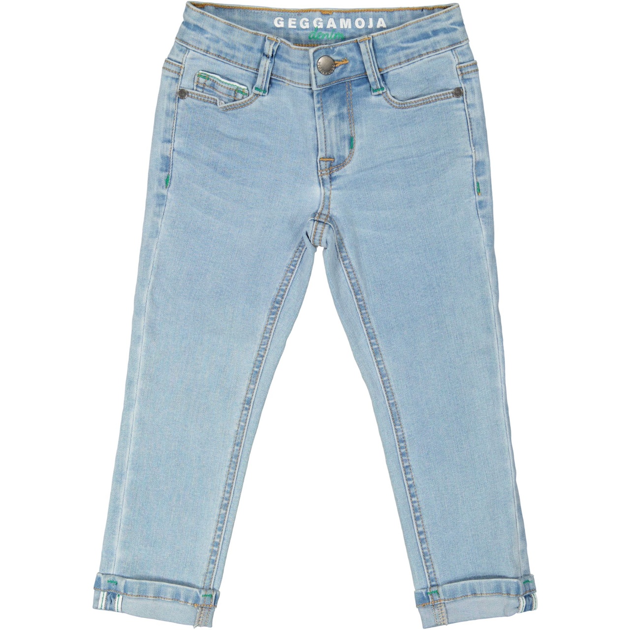 Unisex 5-pocket jeans Denim l.Sinine wash 98/104