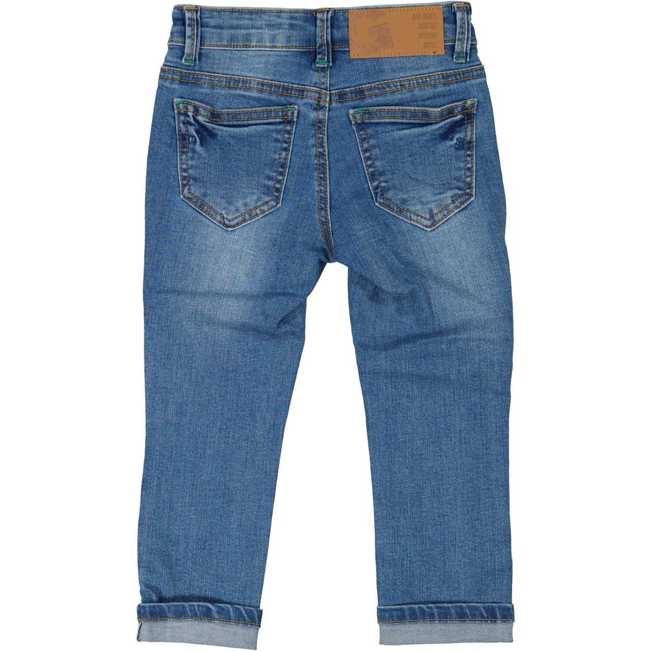 Unisex 5-pocket jeans Denim Sininen wash 86/92