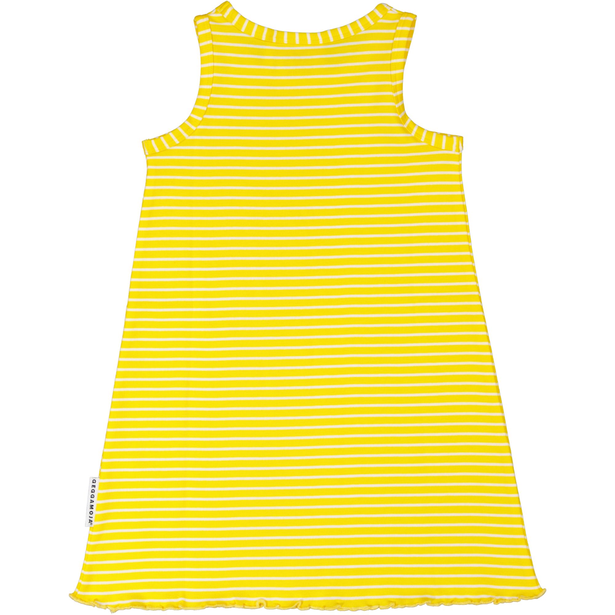 Summer tank dress Yellow/white
