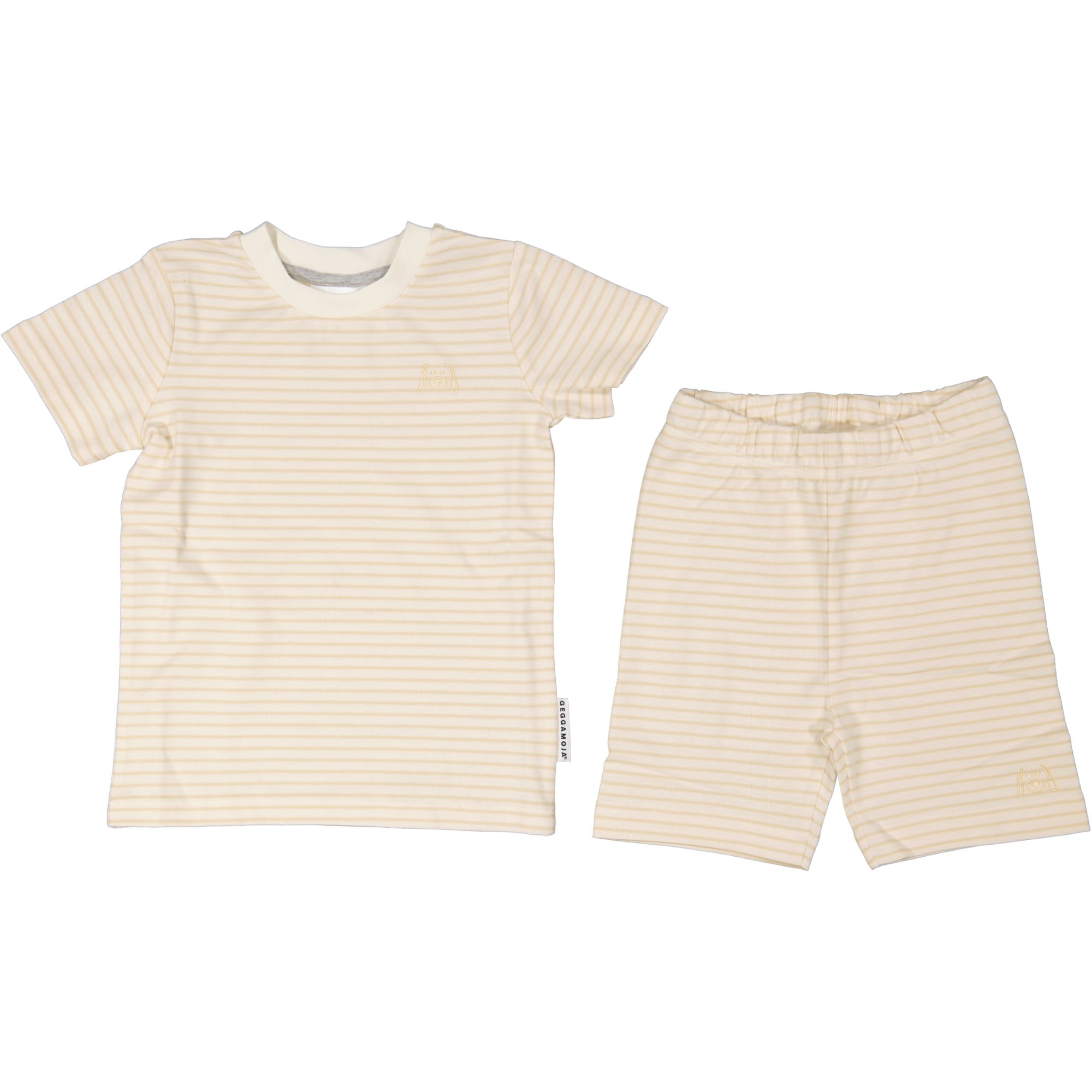 Two pice summer pyj White/beige