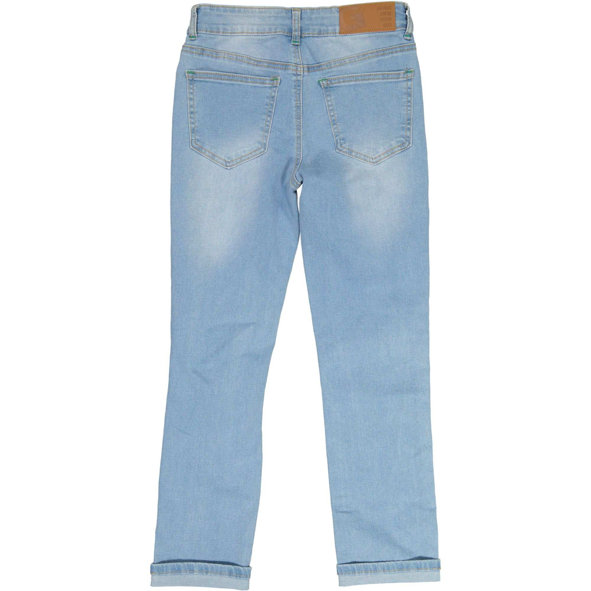 Unisex loose fit jeans Denim blue wash